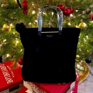Jimmy Choo Velvet Tote Bag